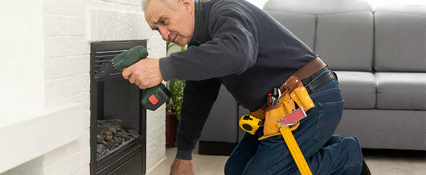 New Indoor Fireplace Installation in Freeport, New York