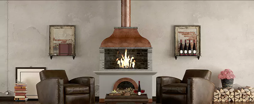 Thelin Hearth Products Providence Pellet Insert Fireplace Installation in Freeport, NY