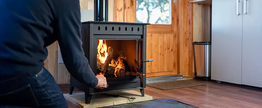 Open Hearth Wood Fireplace Installation in Freeport, NY