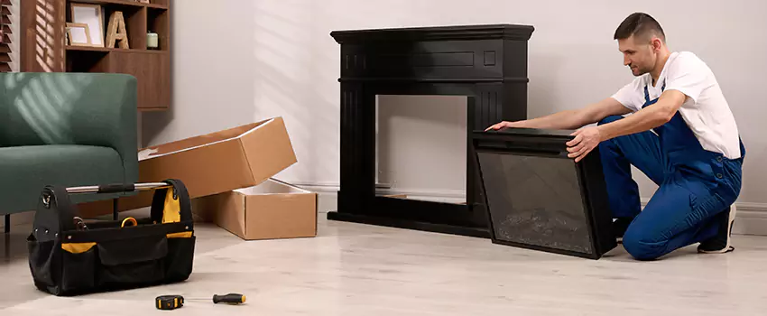 Old Rusted Metal Fireplace Repair And Replacement in Freeport, NY